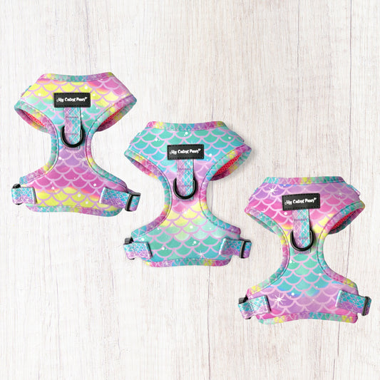 Tropical Mermaid ドッグ ソフトメッシュ ハーネス